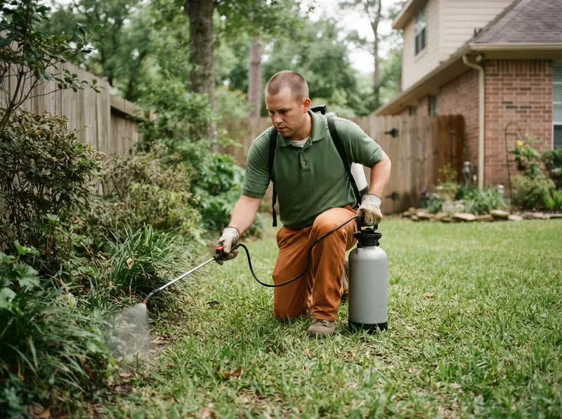 Flea & Tick Yard Remediation in Houston, TX